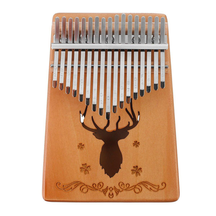 17 Key Kalimba Spruce Wood Thumb Piano Finger Musical Instrument Toy Beginner - Trendha