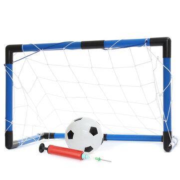 59x27x39cm Soccer Goal Net Set Youth Children Football Net Football Sports Pump Outdoor Indoor Training - Trendha