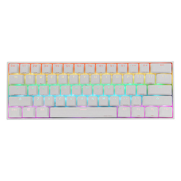 [Gateron Switch] Anne Pro 2 Mechanical Keyboard 61 Keys 60% NKRO bluetooth 4.0 Type-C RGB Gaming Keyboard - Trendha