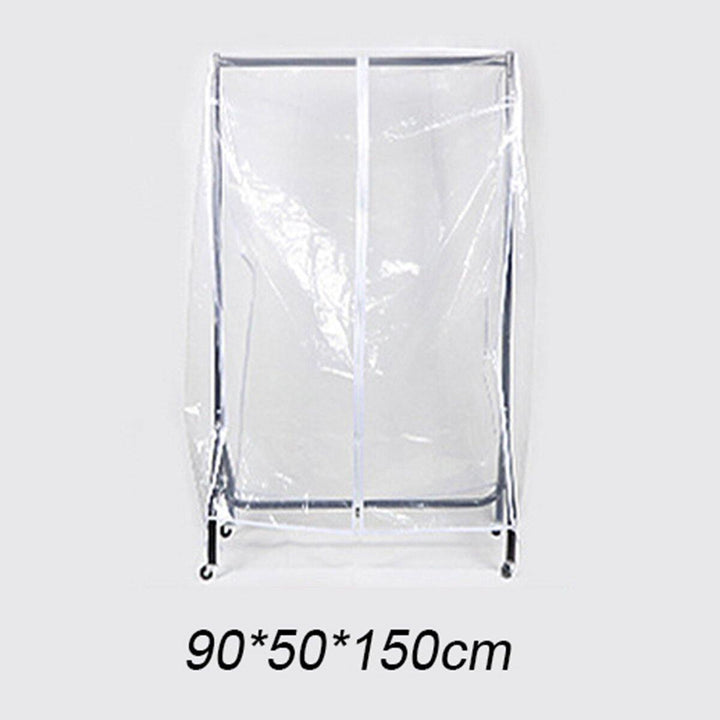 Clear Clothes Rail Cover Dustproof Garment Coat Hanger Protector Storage Net - Trendha