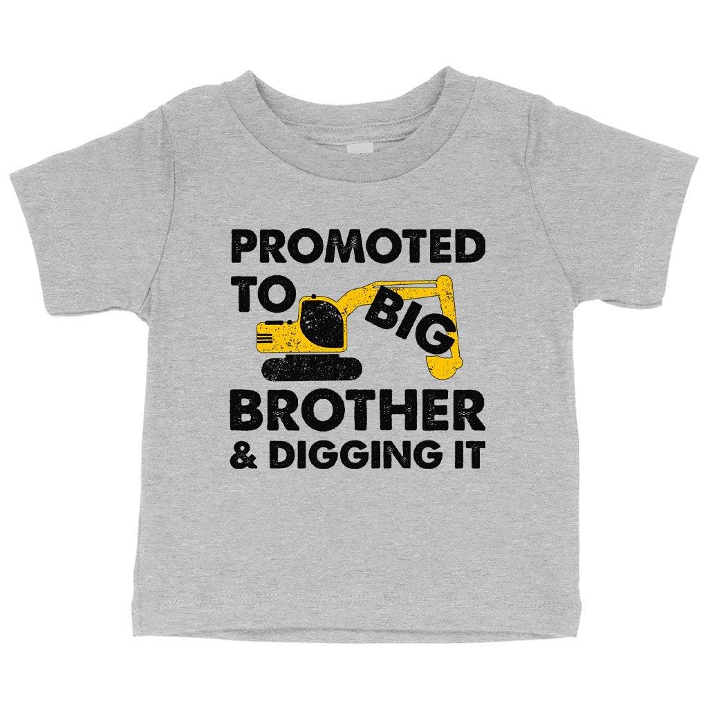 Baby Promoted to Big Brother T-Shirt - Big Brother T-Shirt Announcement - Pregnancy Announcement T-Shirts - Trendha