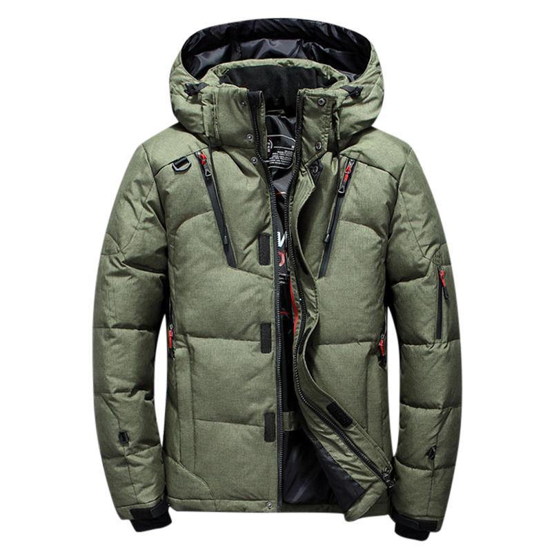 Mens Winter Outdoor Thick Warm Down Jacket Insulated Parka - Trendha