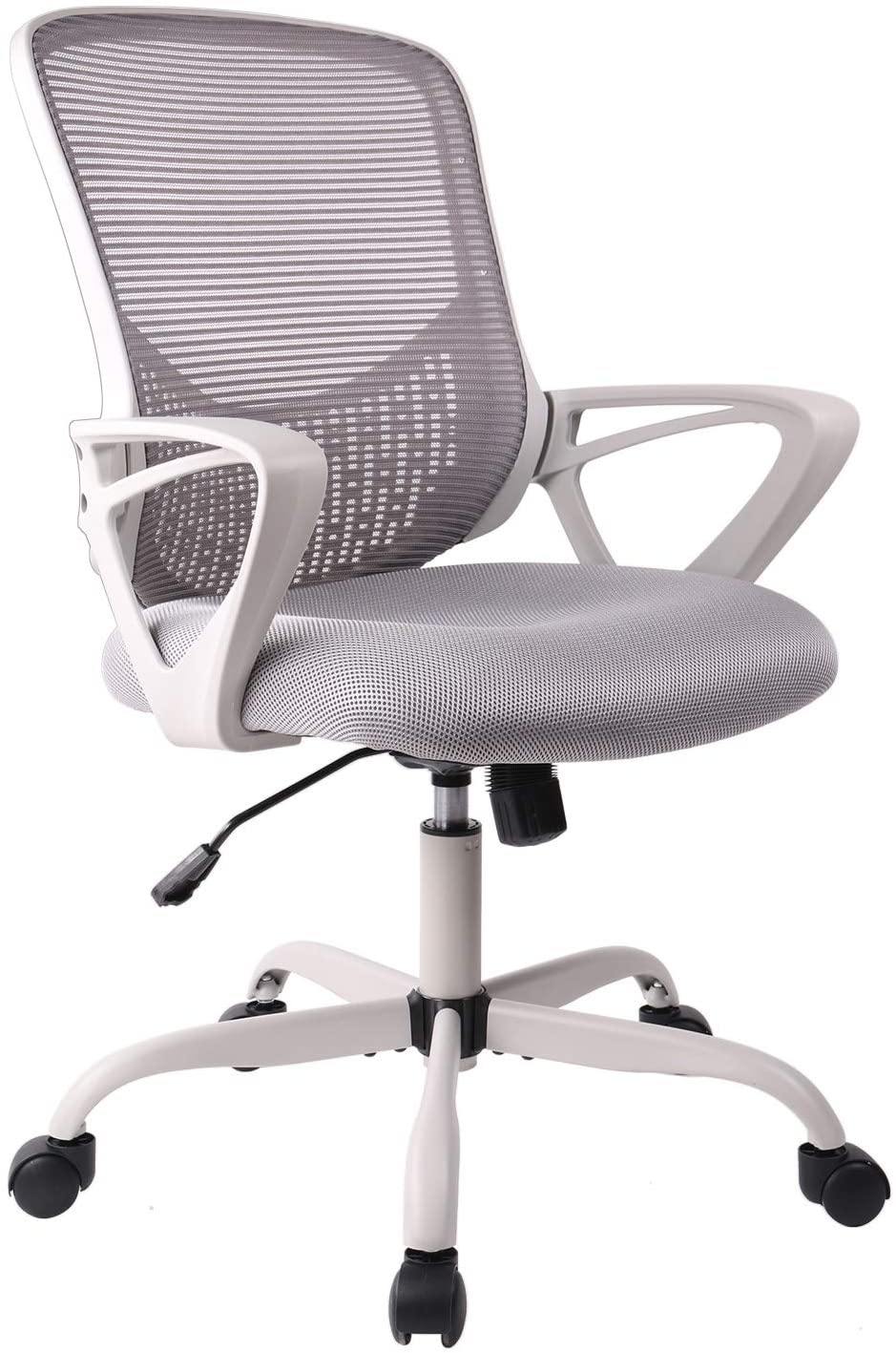 Office Chair Ergonomic Desk Chair Computer Task Chair Mesh with Armrests Mid Back for Home Office Conference Study Room - Trendha