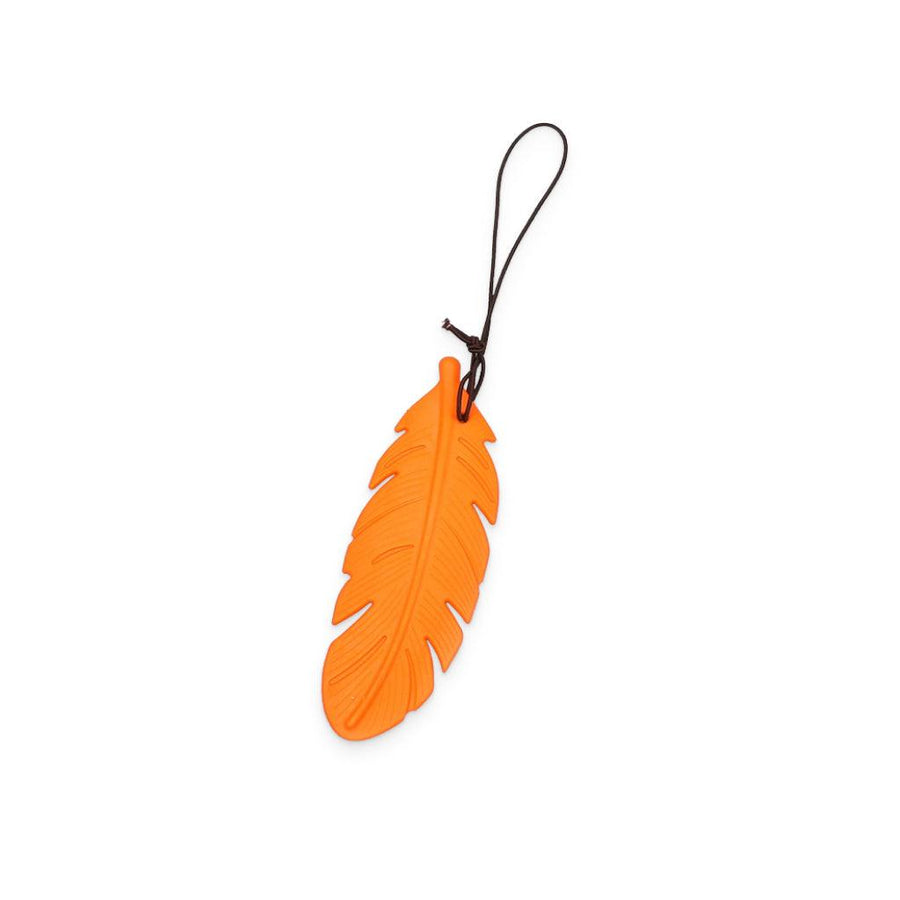 Scented Orange Feather Charm - Trendha