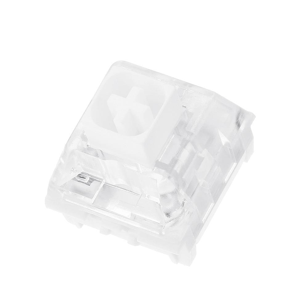 70PCS Pack 3Pin Kailh BOX White Switch Clicky Keyboard Switch for Keyboard Customization - Trendha