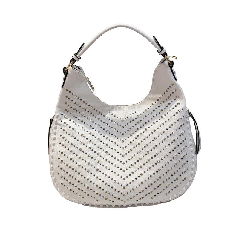 Women's Single Shoulder Messenger Bag With Diamond - Trendha