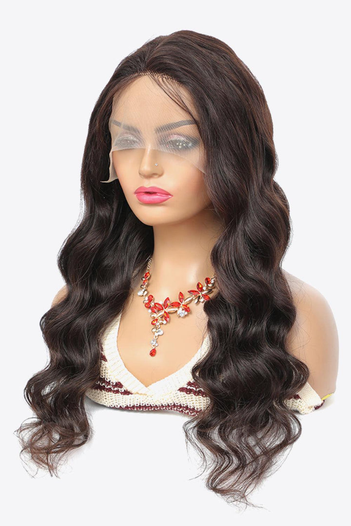 20" 13*4" Lace Front Wave Human Wigs in Natural color 150% Density - Trendha