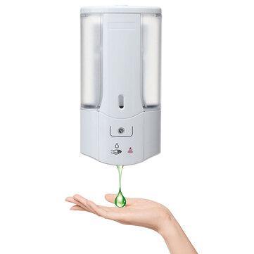 500mL Automatic Sensor Hand-Free Soap Dispenser Shampoo Bathroom Wall Mounted Liquid Dispenser - Trendha
