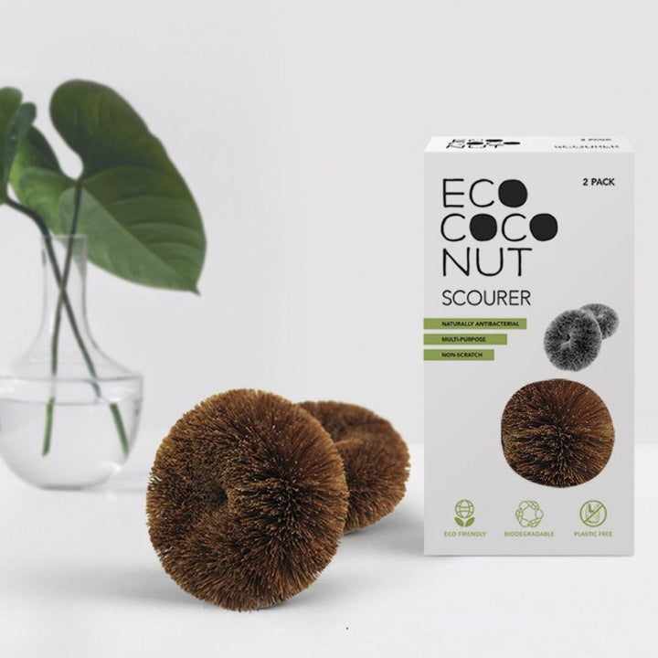 EcoCoconut Twin Pack Scourers - Trendha