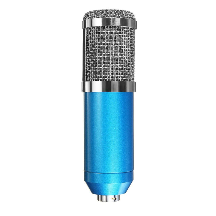 RODD Condenser Microphone Live Broadcast Mic Computer Karaoke Large Diaphragm with Bracket for Youtube - Trendha