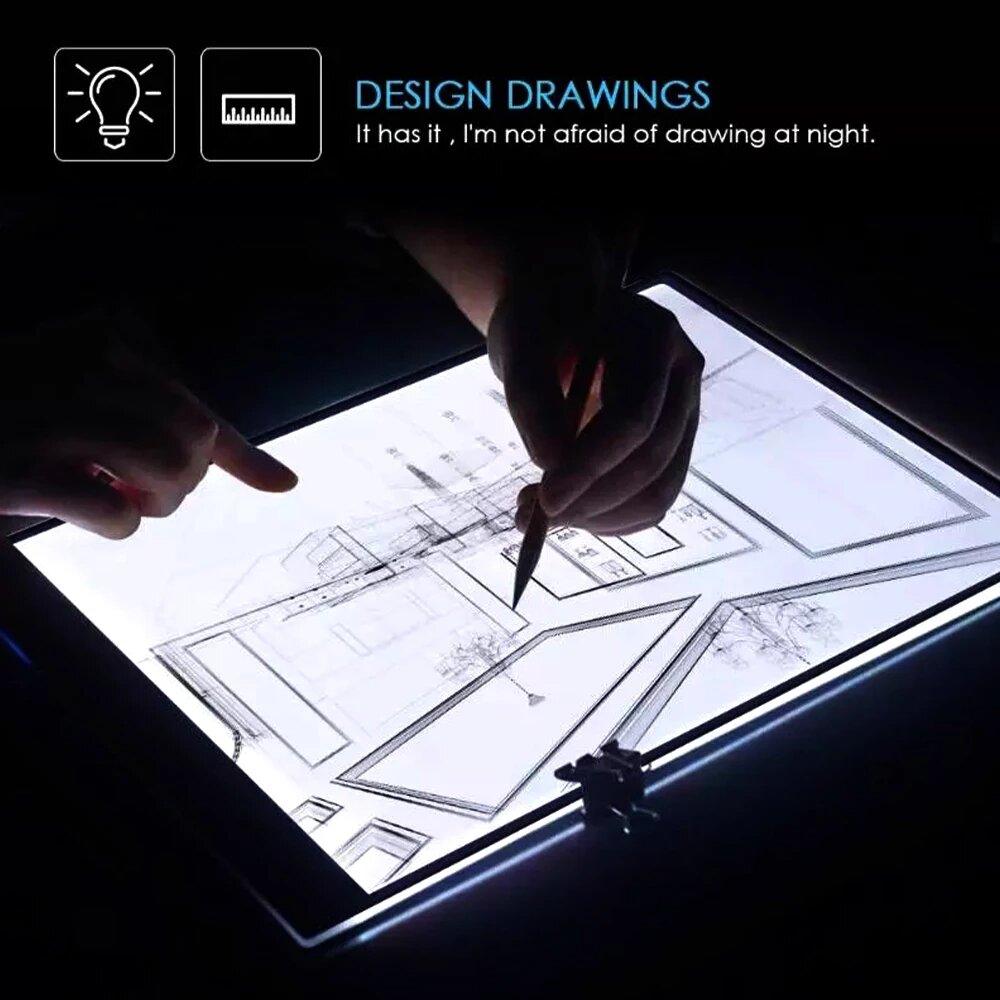 A3/A4/A5 USB Dimmable LED Drawing Copy Pad Tablet Diamond Painting Board Art Copy Pad Writing Sketching Tracing LED Light Pad - Trendha