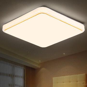 AC85V-265V 12W 24W Square LED Ceiling Light Chandeliers Flush Mount Lamp for Home Living Room - Trendha