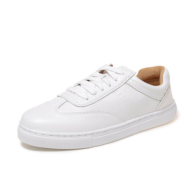 Thick-soled White Shoes Women's Lace-up Casual All-match Sports Shoes Sneakers - Trendha