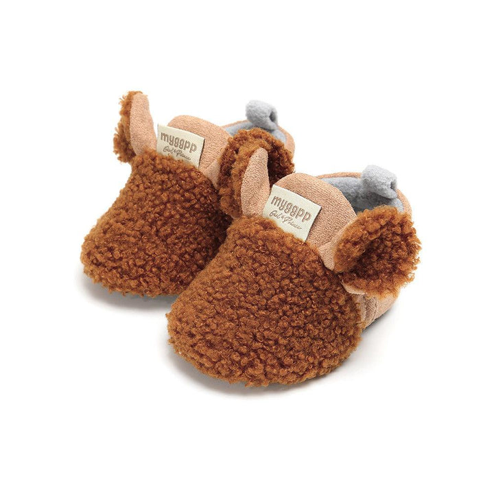 Baby Girl's Fluffy Animal Shaped Slippers - Trendha