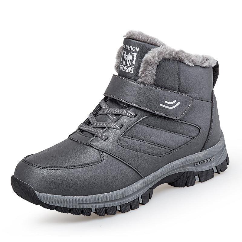 Sports Casual Shoes Two Cotton Plus Velvet Thick Warm Snow Boots - Trendha