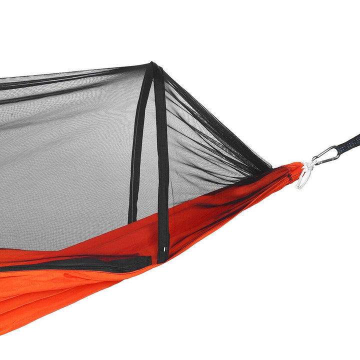 1-2 People Camping Hammock Bed Anti-Mosquito Net Hanging Swinging Folding Travel Beach - Trendha