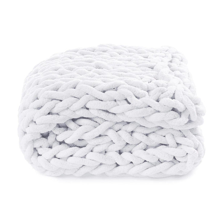 100x150cm Handmade Knitted Blanket Cotton Soft Washable Lint-free Throw Blankets - Trendha