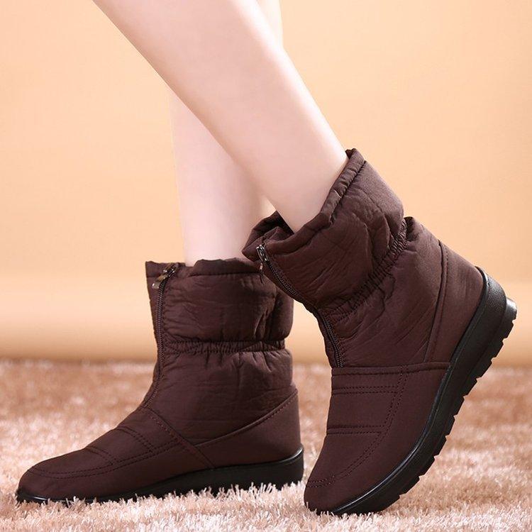 Women's Plus Size Waterproof Cloth New Style Snow Boots - Trendha