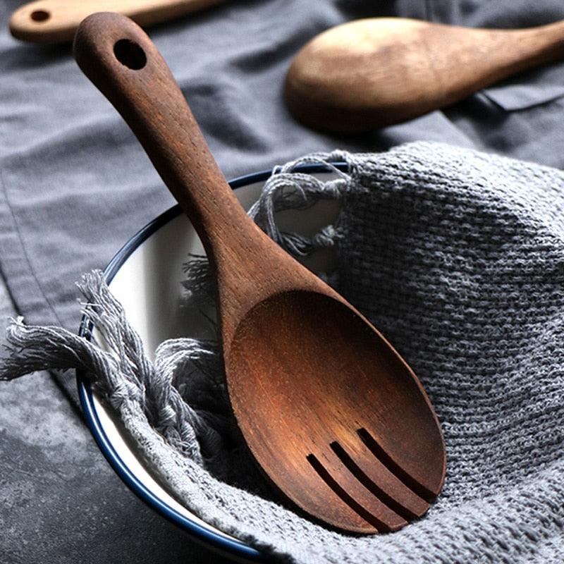 Acacia Spoon and Fork Set - Trendha