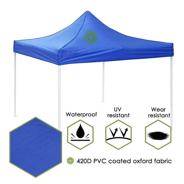 IPRee® 3X3M 420D Sun Shelter Oxford Tent Sunshade Protection Outdoor Canopy Garden Patio Pool Shade Sail Awning Camping Shade Cloth - Trendha
