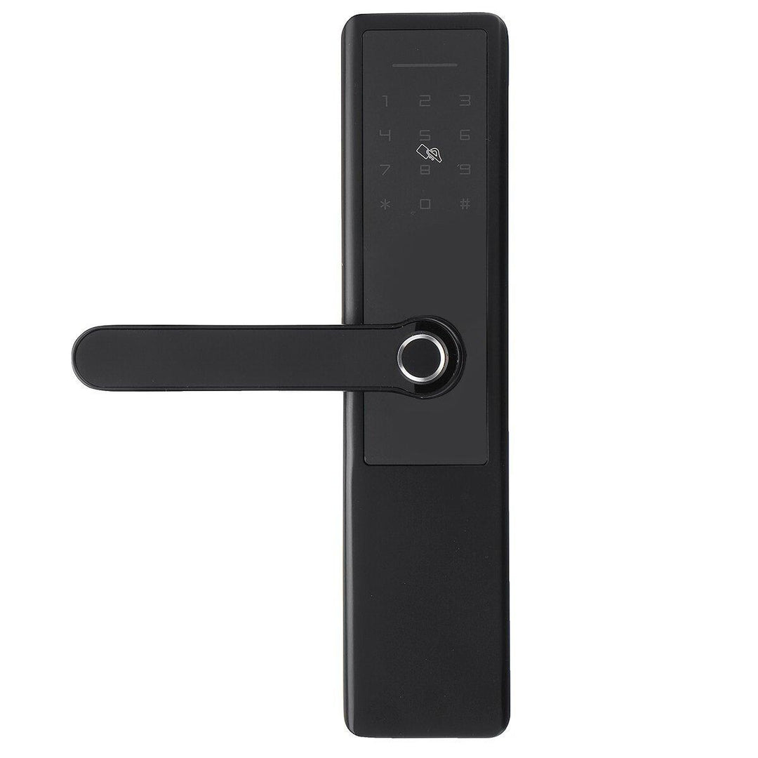 5V Aluminum Alloy Electronic Fingerprint Lock Smart Lock Door Lock Bedroom Anti-theft Door Lock Password Lock - Trendha