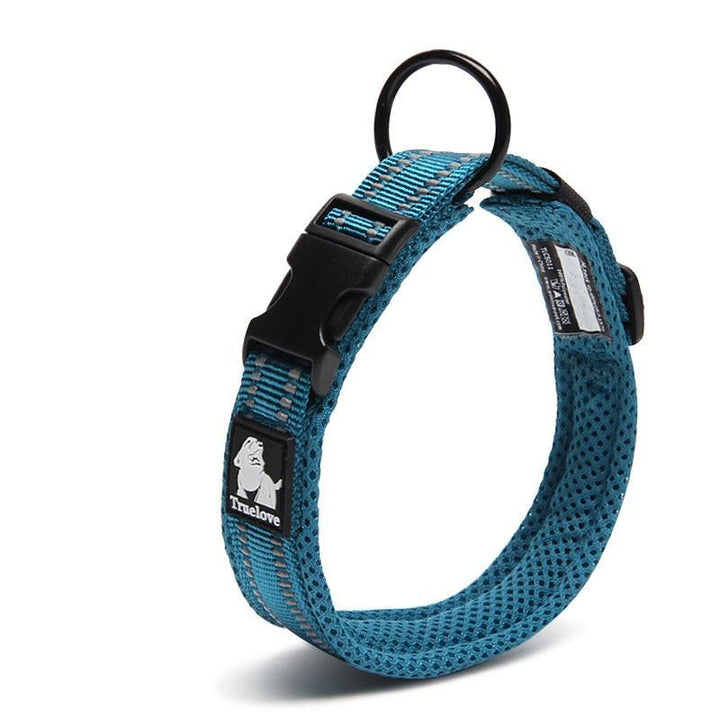 Adjustable Nylon Dog Collars with Reflective Stripes - Trendha