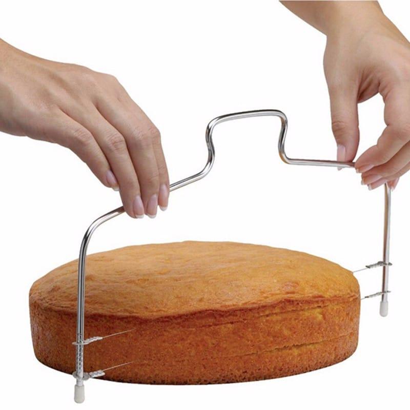 Adjustable Stainless Steel Metal Cake Cutter - Trendha