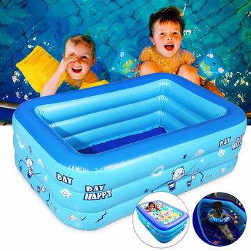 1.2/1.3/1.5M Large Inflatable Anti-slip Swimming Pool Outdoor Children Paddling Bathtub - Trendha