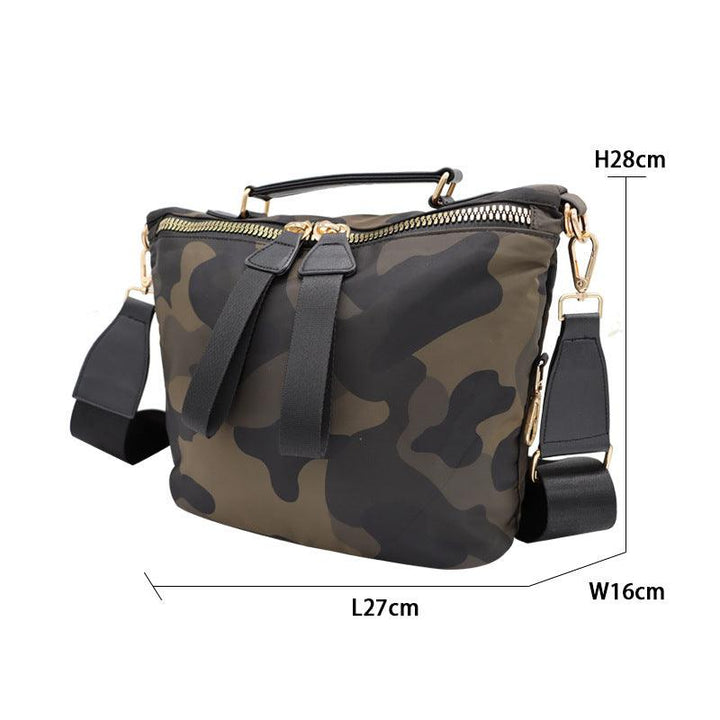 Functional Camouflage Shoulder Bag Travel Handbag - Trendha