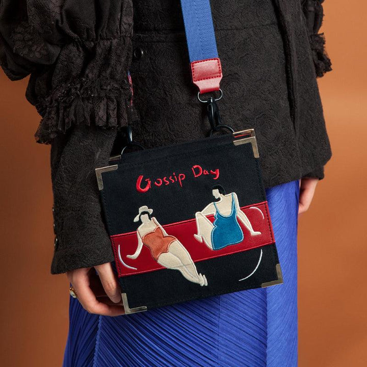 Vintage Velvet Bag Canvas Embroidery Vintage Messenger Bag Women In The 2020 Series Of One Day - Trendha