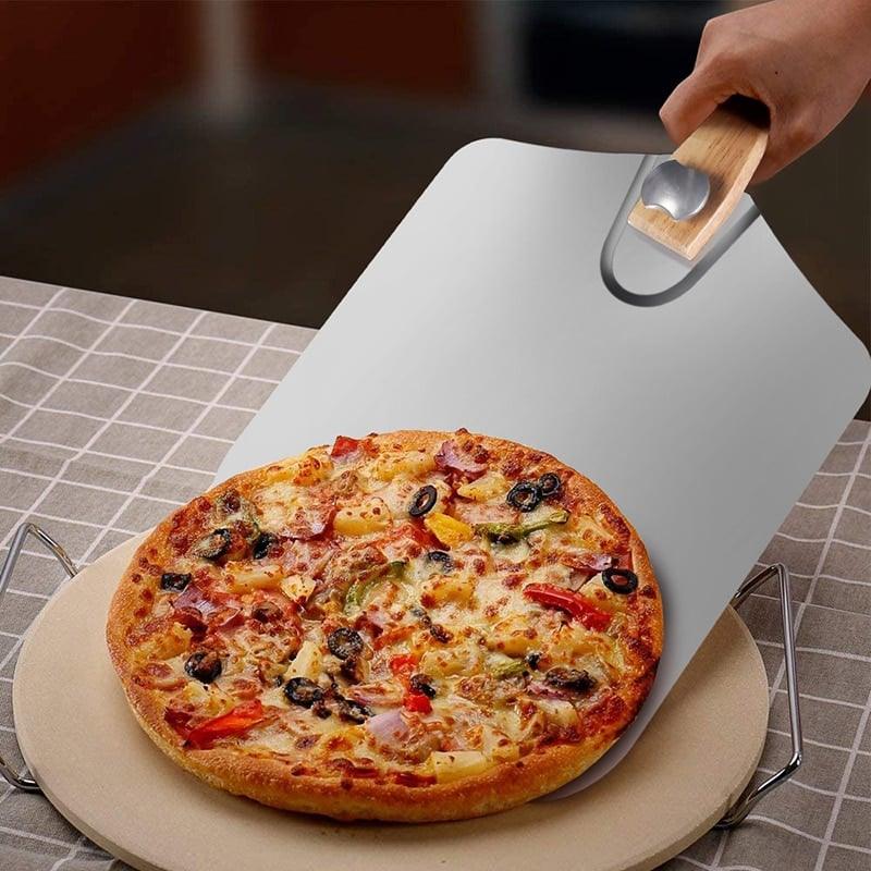 Aluminum Pizza Peel with Foldable Handle - Trendha
