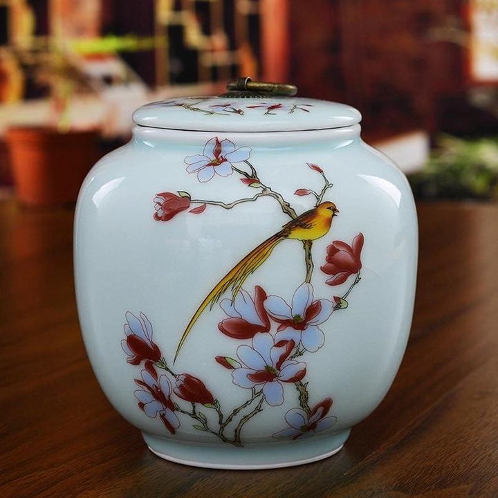 Asian Style Handmade Ceramic Tea Jars - Trendha