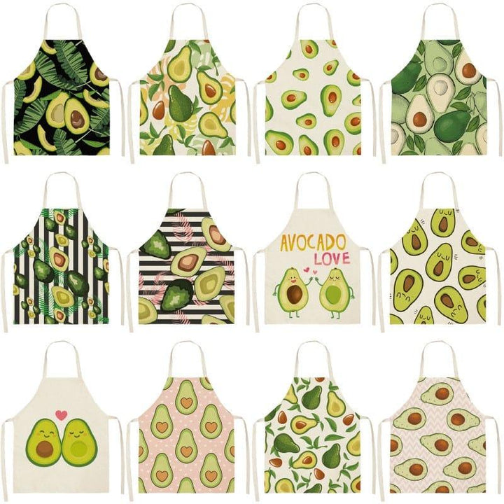 Avocado Printed Kitchen Bib - Trendha