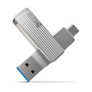 Jesis 2-in-1 USB 3.0 To Type-C 32G 64G OTG USB Flash Drive 360° Rotation Design Memory Disk - Trendha