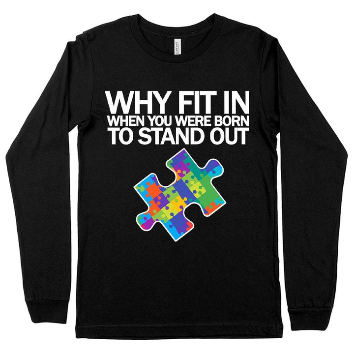 Autism Puzzle Long Sleeve T-Shirt - Autism T-Shirt Ideas - Autism Awareness T-Shirt - Trendha