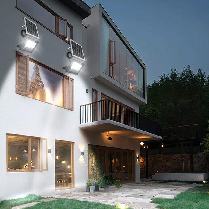 Solar Powered 95LED Street Light Outdoor Flood Lamp Garden Spotlight With Remote Control - Trendha