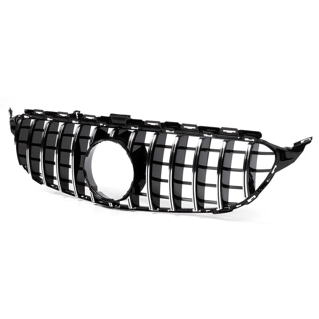 GTR Upper Grille Grey For Mercedes Benz w205 AMG Look C200 C250 C300 C350 Silver 2015-2018 - Trendha