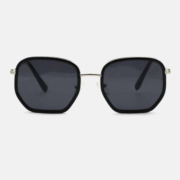 Women Metal Frame Retro Fashion Irregular Shpae UV Protection Sunglasses - Trendha