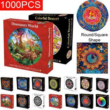 1000 Pieces Thousands Of Colors Rainbow Coil Series Children's Gift Jigsaw Puzzle Toy Educational Toys - Trendha