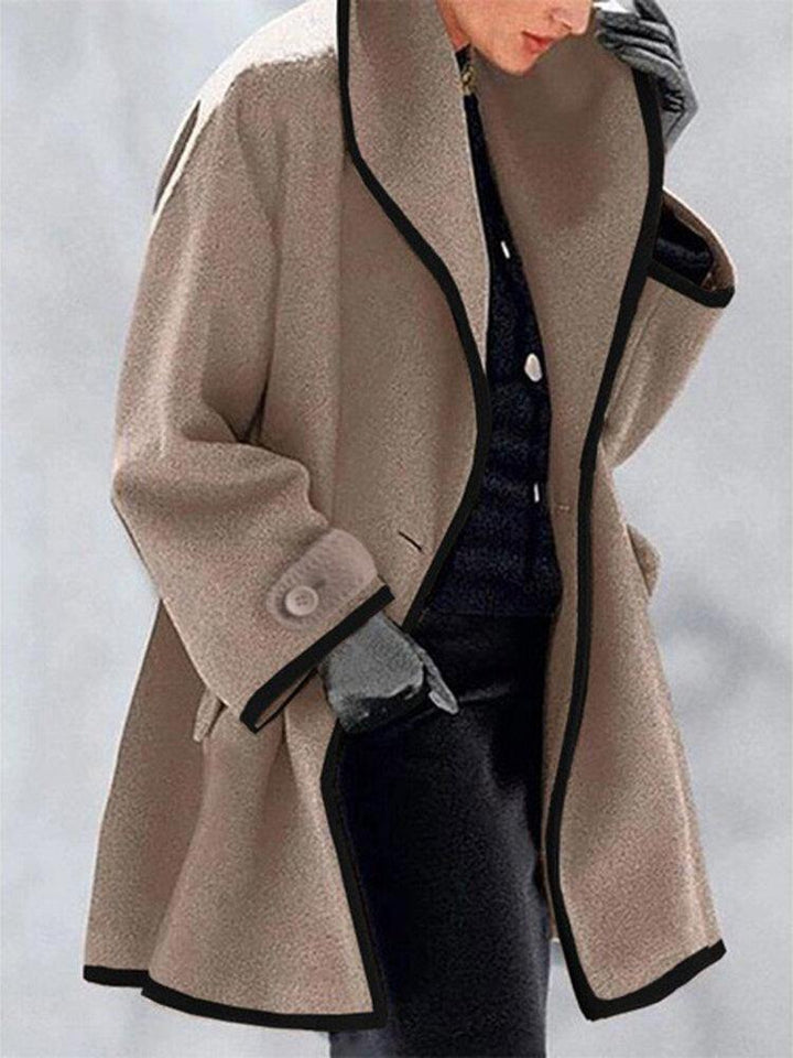 Women's Single-Breasted Hooded Coats: Solid Color Outerwear with an Elegant Touch - Trendha