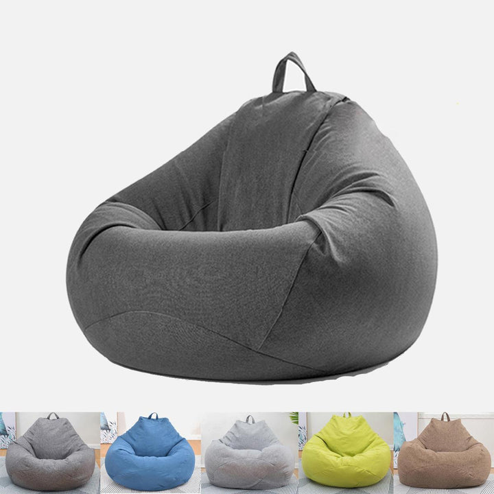 Extra Large Bean Bag Chair Lazy Sofa Cover Indoor Outdoor Game Seat BeanBag - Trendha