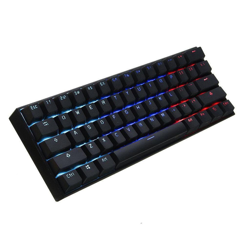 [Gateron Switch] Anne Pro 2 Mechanical Keyboard 61 Keys 60% NKRO bluetooth 4.0 Type-C RGB Gaming Keyboard - Trendha