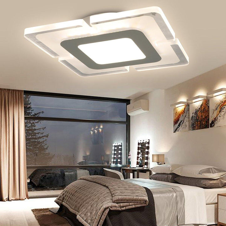 110-220V 15W Modern LED Ceiling Light Acrylic Round Home Living Room Bedroom Decor Lamp - Trendha