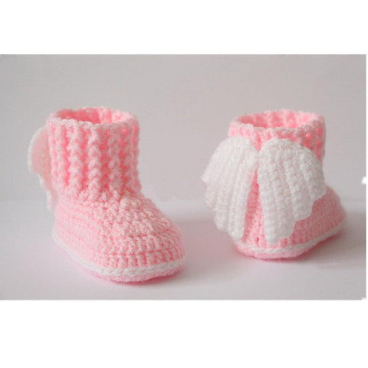 Angel Crochet Baby Soft Booties - Trendha