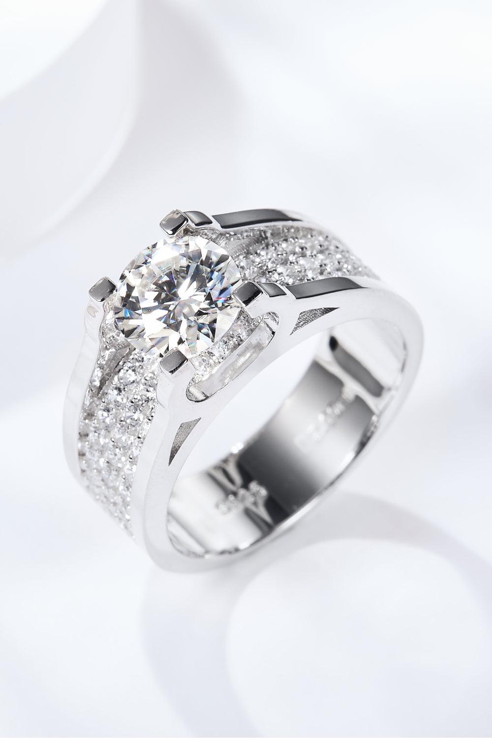 Made To Shine 1 Carat Moissanite Ring - Trendha