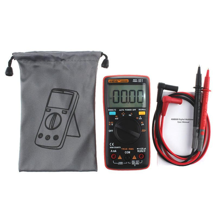 ANENG AN8008 True RMS Wave Output Digital Multimeter AC DC Current Volt Resistance Frequency Capacitance Test - Trendha