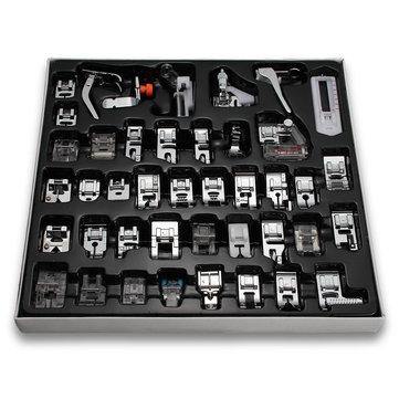 42 PCS Domestic Sewing Machine Foot Presser Feet Kit Sewing Machine Accessories - Trendha
