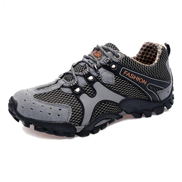 US Size 6.5-11 Men Athletic Running Sports Climbing Hiking Mesh Shoes - Trendha