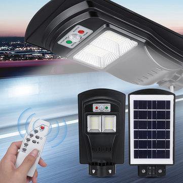 108/216/324LED Solar Street Light Motion Sensor Garden Wall Lamp with Remote Controller - Trendha