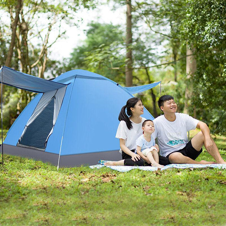 For 4 Person 2*2*1.25M Automatic Set Up Family Outdoor Camping Tent UV Proof Camp Tents Ultralight Instant Shade Tent - Trendha